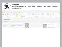 Tablet Screenshot of intellipadcrm.com